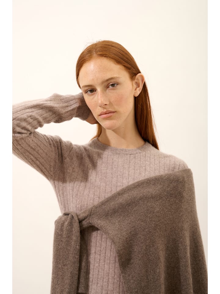 Just Cashmere Grau 4496674 Kaschmir-Pullover "Avana" in Grau - 4