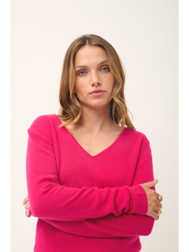 Just Cashmere Pink 9505600 Kaschmir-Pullover "Joan" in Pink - 4