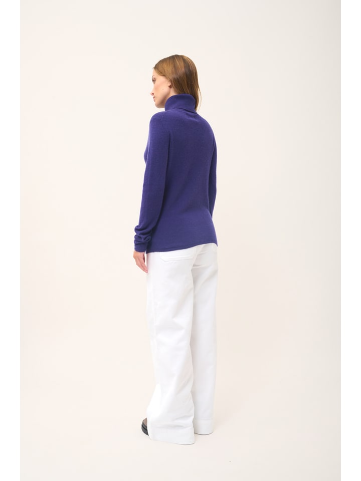 Just Cashmere Lila 4131474 Kaschmir-Rollkragenpullover "Ava" in Lila - 2