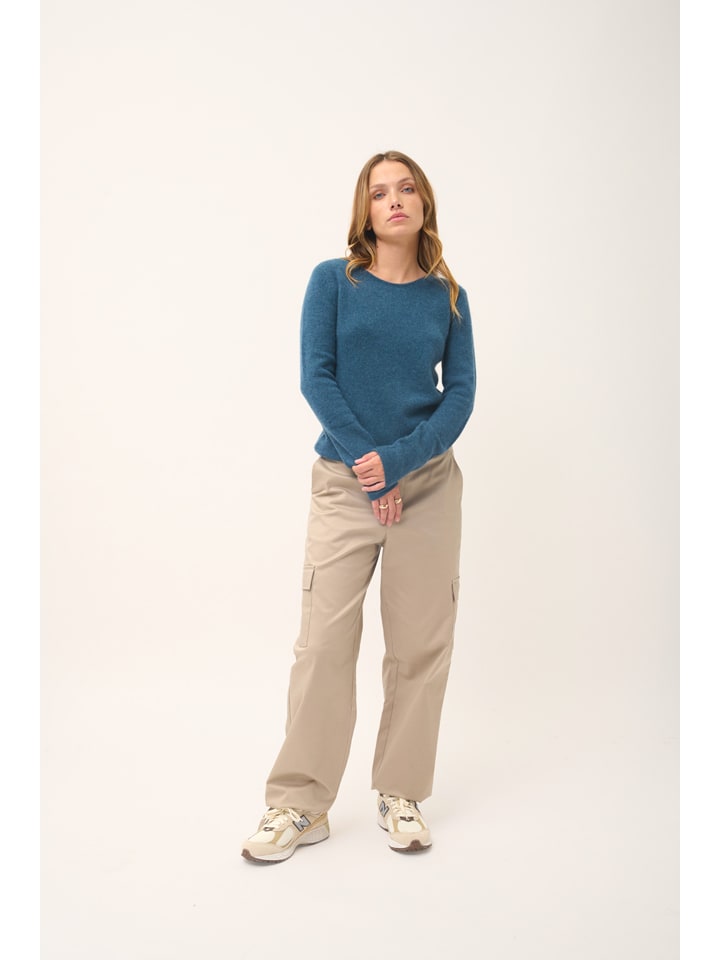 Just Cashmere Blau 5502524 Kaschmir-Pullover "Joyce" in Blau - 2