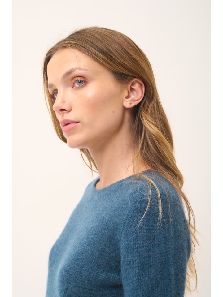 Just Cashmere Blau 5502524 Kaschmir-Pullover "Joyce" in Blau - 5