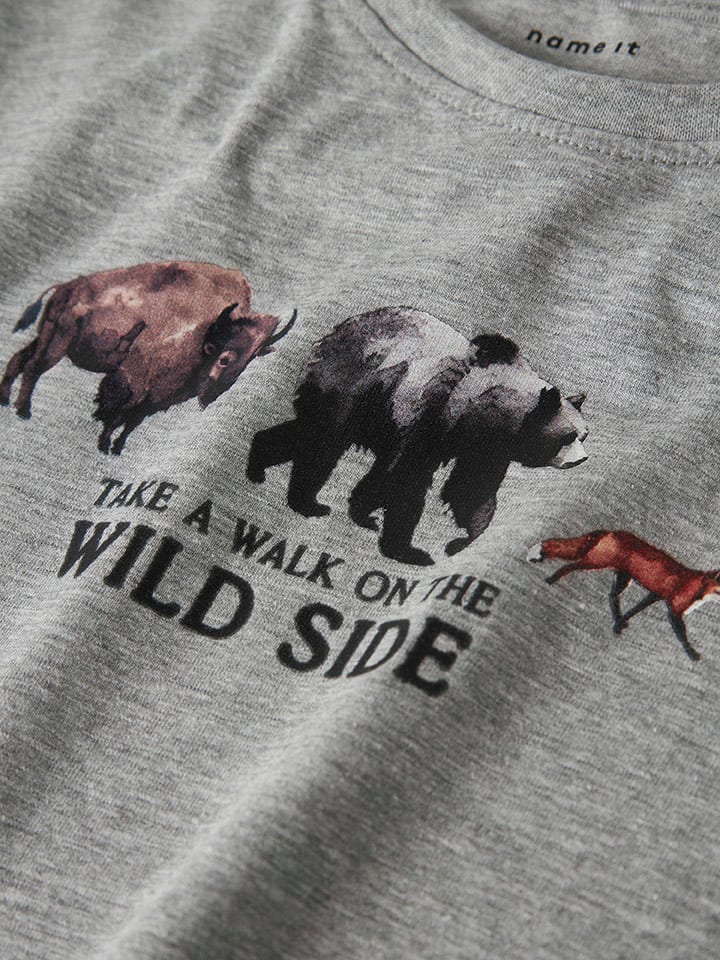 Tričko name it Grau 270998 Longsleeve "Oris" in Grau - 3