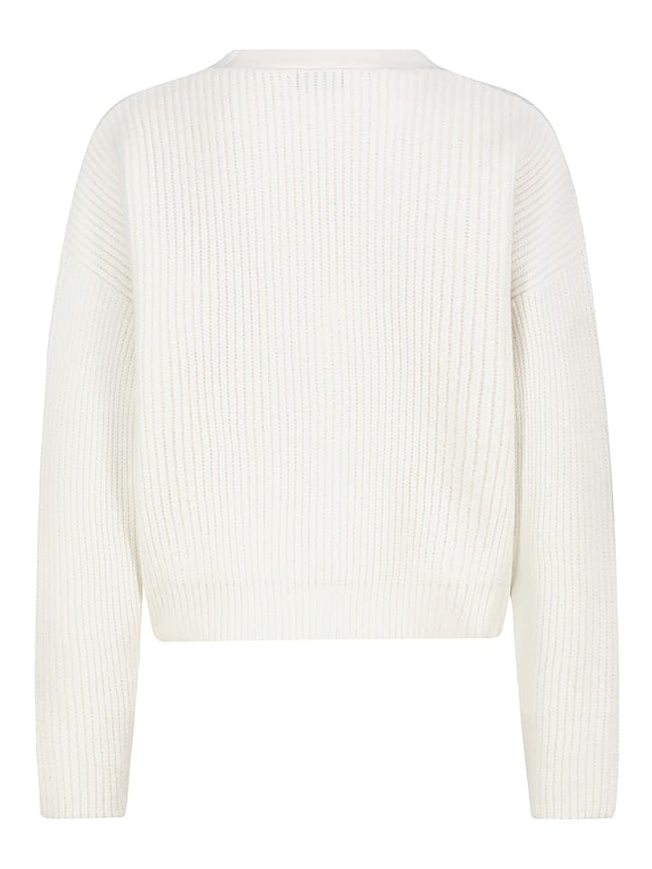 Sublevel Weiß 441810 Cardigan in Weiß - 3