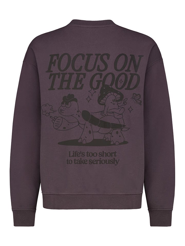 Mikina Sublevel Aubergine 2667397 Sweatshirt in Aubergine - 2