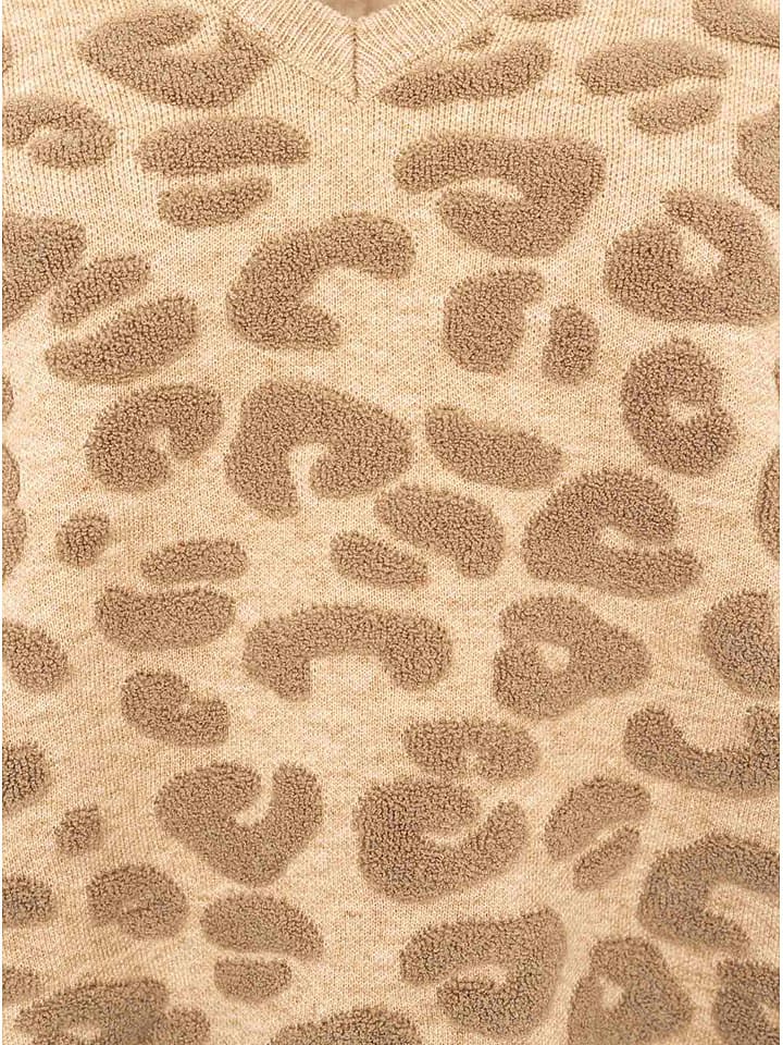 Zwillingsherz Hellbraun 4127591 Pullover "3D Leo" in Hellbraun - 5