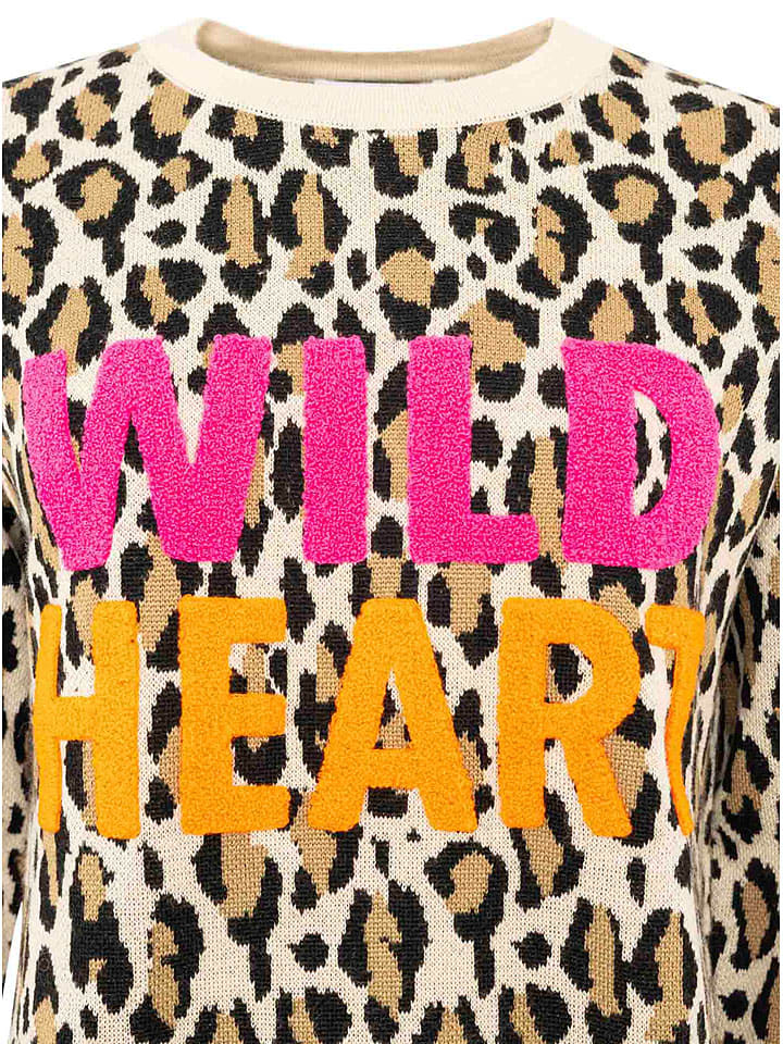 Zwillingsherz Beige/ Hellbraun 9419794 Pullover "Wild Heart" in Beige/ Hellbraun - 5