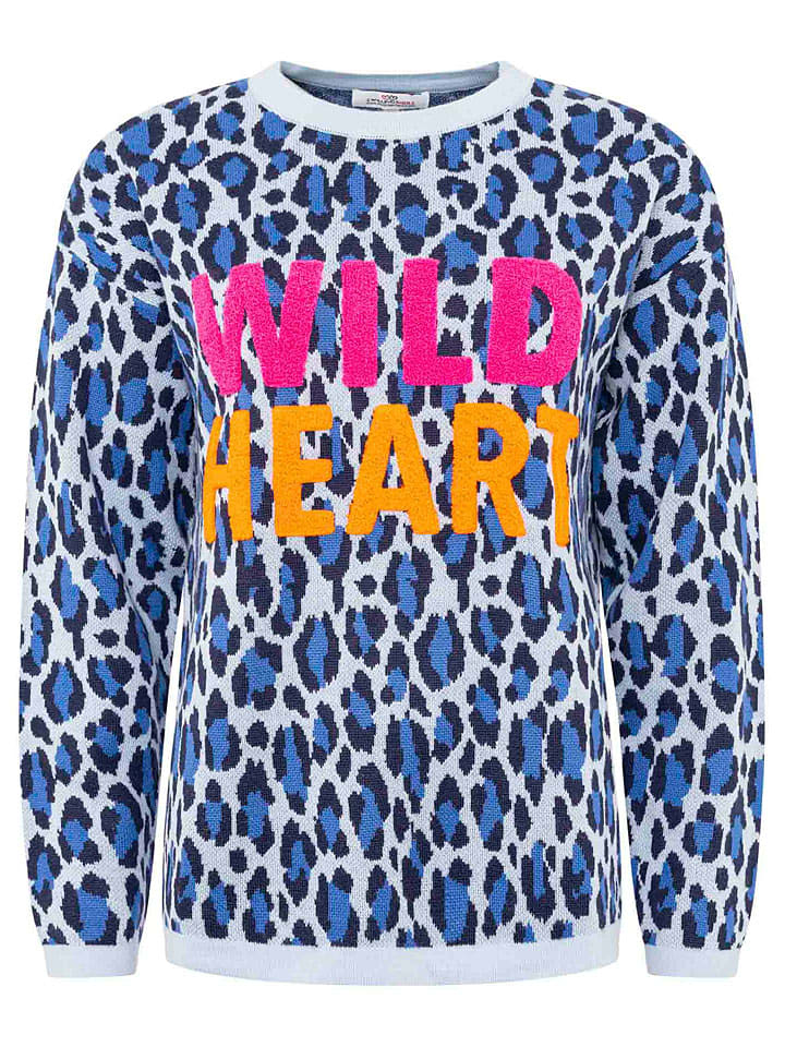 Zwillingsherz Blau 6876416 Pullover "Wild Heart" in Blau - 3