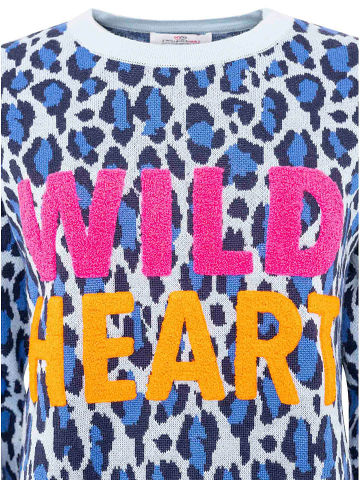 Zwillingsherz Blau 6876416 Pullover "Wild Heart" in Blau - 5
