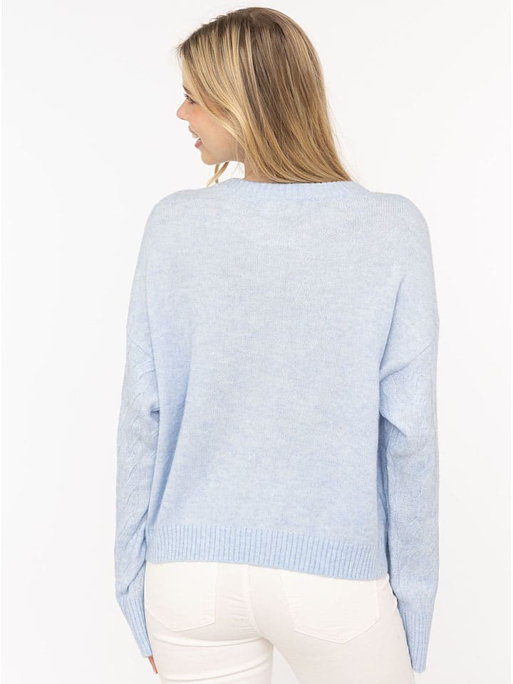 Zwillingsherz Hellblau 7148452 Pullover in Hellblau - 2