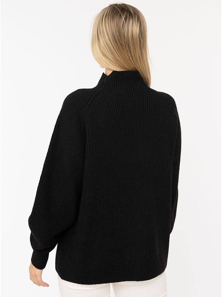 Zwillingsherz Schwarz 9880478 Pullover in Schwarz - 2