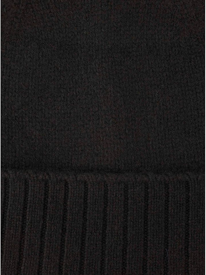 Čepice Zwillingsherz Schwarz 103090 Kaschmir-Mütze in Schwarz - 2