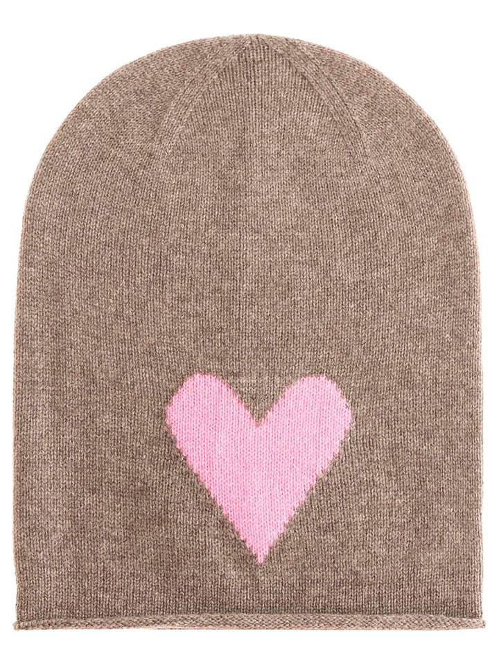 Čepice Zwillingsherz Taupe 3398679 Kaschmir-Beanie in Taupe - 2
