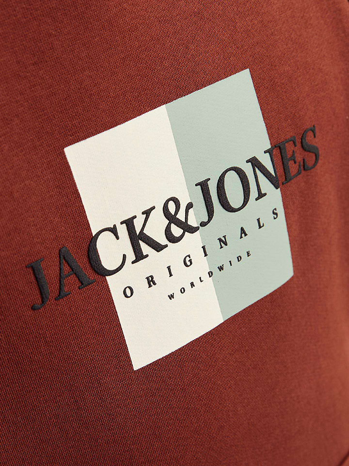 Dětská mikina JACK & JONES Junior Rot 8381598 Hoodie "Frederiksberg" in Rot - 6