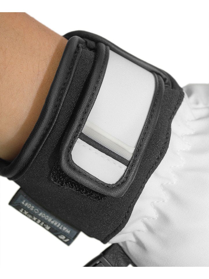 Rukavice Reusch Weiß/ Schwarz 5309445 Funktionsfäustlinge "Laura" in Weiß/ Schwarz - 6
