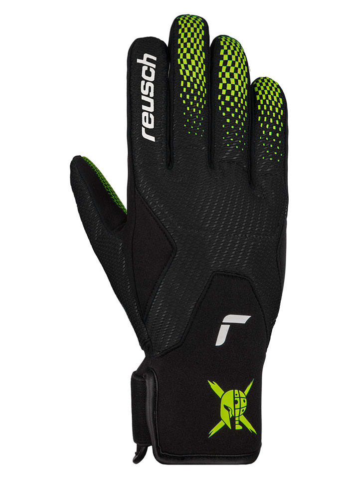 Rukavice Reusch Schwarz/ Grün 3704394 Funktionsfingerhandschuhe "Worldcup Warrior Speedline" in Schwarz/ Grün - 2