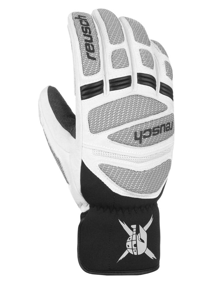Rukavice Reusch Weiß/ Grau 146499 Funktionsfingerhandschuhe "Worldcup Warrior DG" in Weiß/ Grau - 2