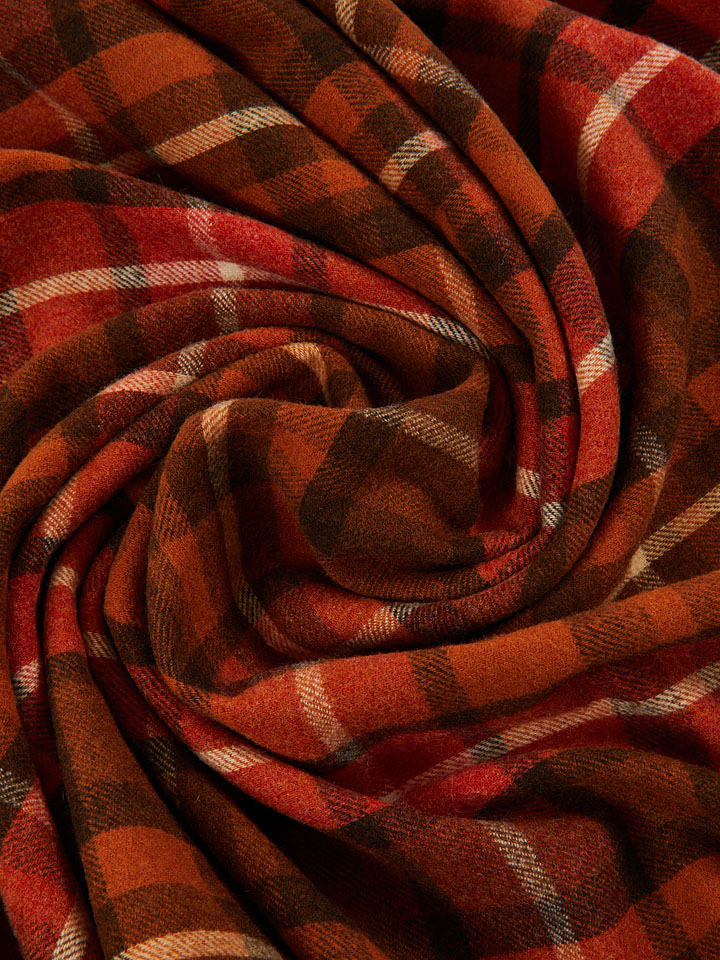 Lanerossi Rot/ Orange - (L)200 x (B)65 cm 7366405 Wollschal in Rot/ Orange - (L)200 x (B)65 cm - 5