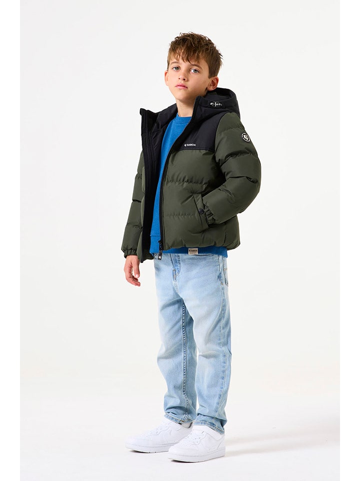 Garcia Khaki/ Schwarz 8418661 Steppjacke in Khaki/ Schwarz - 2