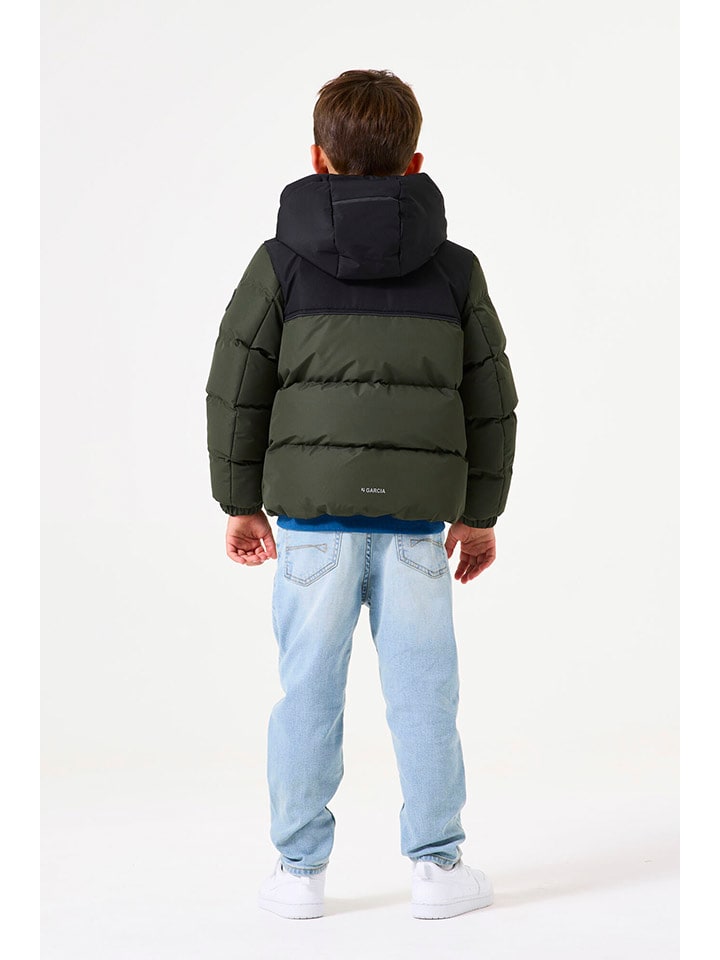 Garcia Khaki/ Schwarz 8418661 Steppjacke in Khaki/ Schwarz - 3