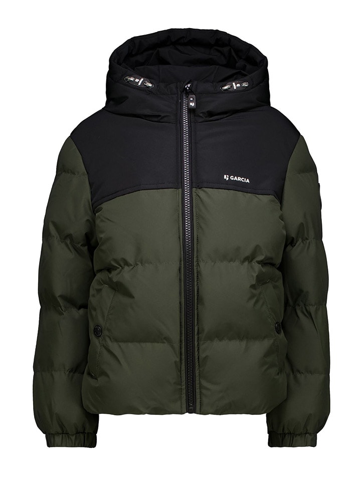 Garcia Khaki/ Schwarz 8418661 Steppjacke in Khaki/ Schwarz - 5