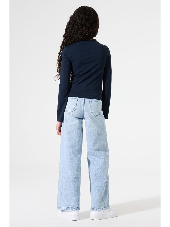 Tričko Garcia Dunkelblau 4662589 Longsleeve in Dunkelblau - 3