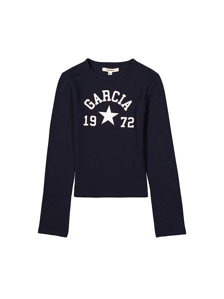 Tričko Garcia Dunkelblau 4662589 Longsleeve in Dunkelblau - 5