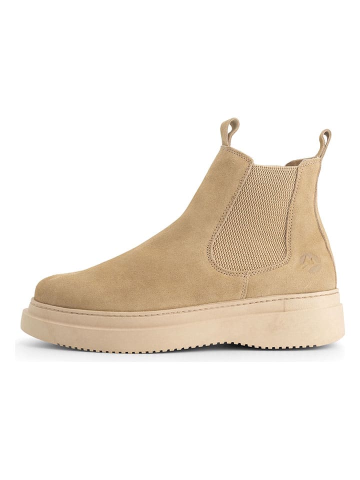 Boty TRAVELIN' Beige 1561138 Leder-Chelsea-Boots in Beige - 2