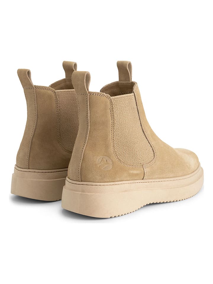 Boty TRAVELIN' Beige 1561138 Leder-Chelsea-Boots in Beige - 4