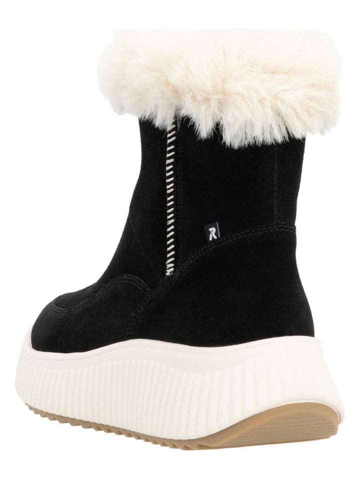 Kozačky rieker Schwarz 464296 Winterstiefel in Schwarz - 2