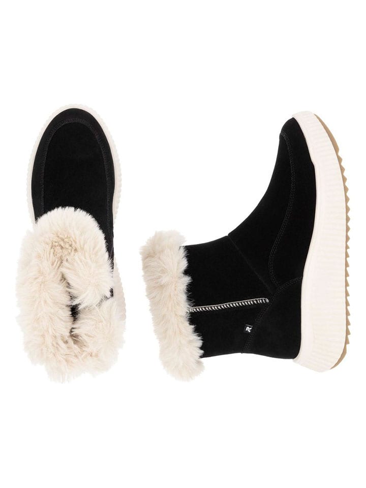Kozačky rieker Schwarz 464296 Winterstiefel in Schwarz - 6