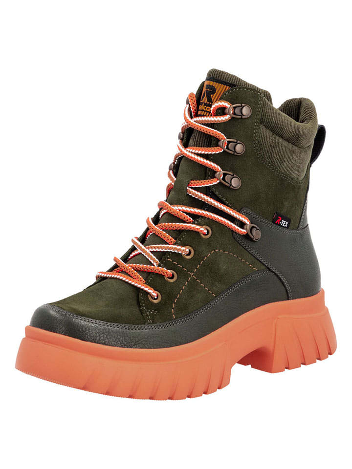 Topánky rieker Khaki/ Schwarz 8954244