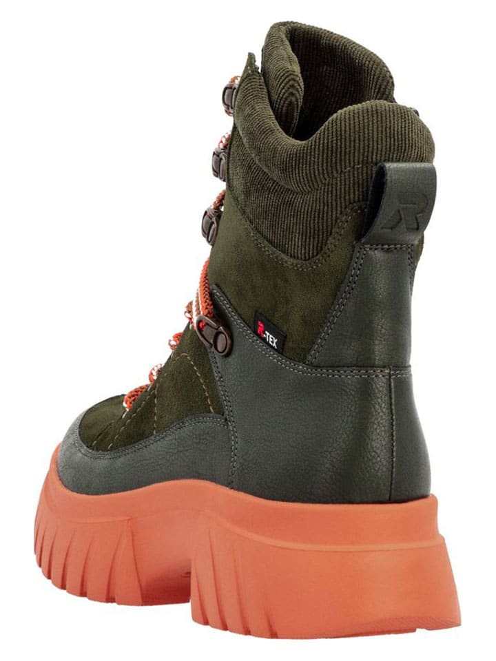 Boty rieker Khaki/ Schwarz 8954244 Boots in Khaki/ Schwarz - 2