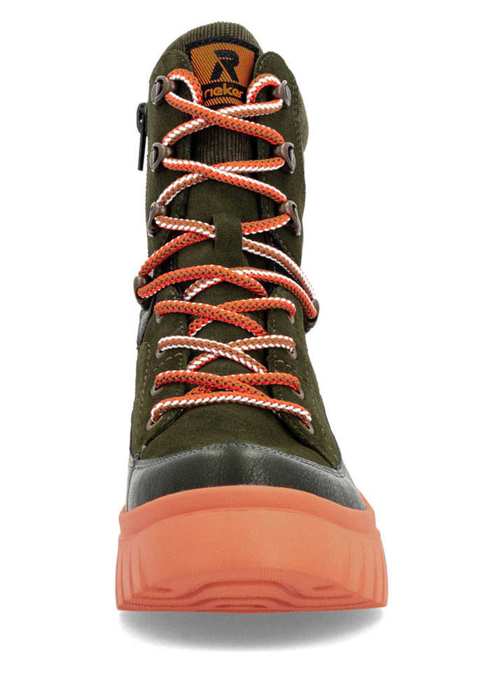 Boty rieker Khaki/ Schwarz 8954244 Boots in Khaki/ Schwarz - 6