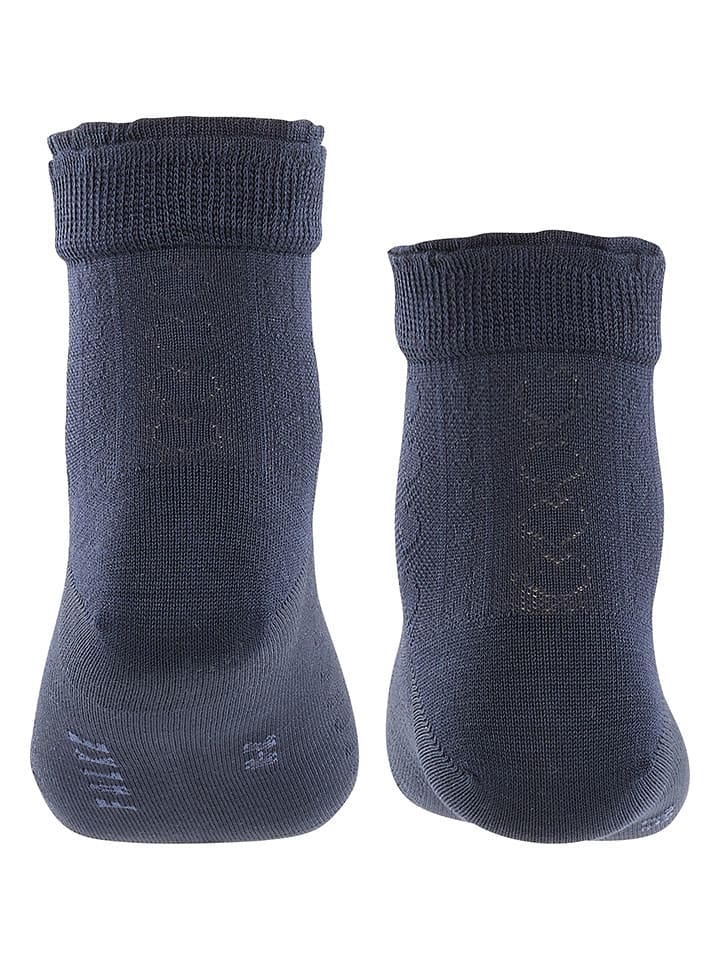 Falke Dunkelblau 832871 Socken "Romantic Net" in Dunkelblau - 2