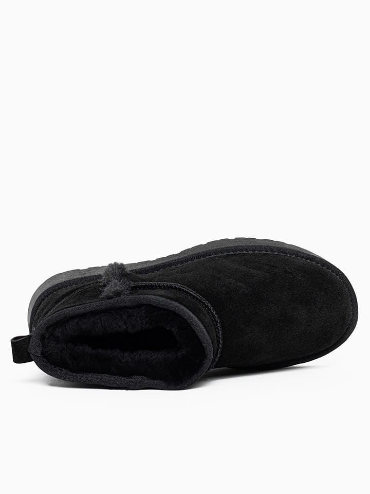 Boty Gooce Schwarz 8548246 Leder-Winterboots "Wizz" in Schwarz - 6
