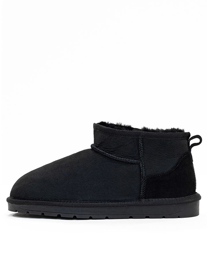 Boty Gooce Schwarz 3071201 Leder-Winterboots "Win" in Schwarz - 3