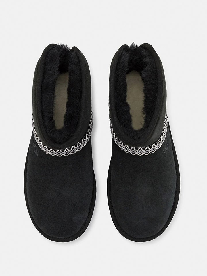 Boty UGG Schwarz 3214478 Leder-Boots"Crescent" in Schwarz - 4