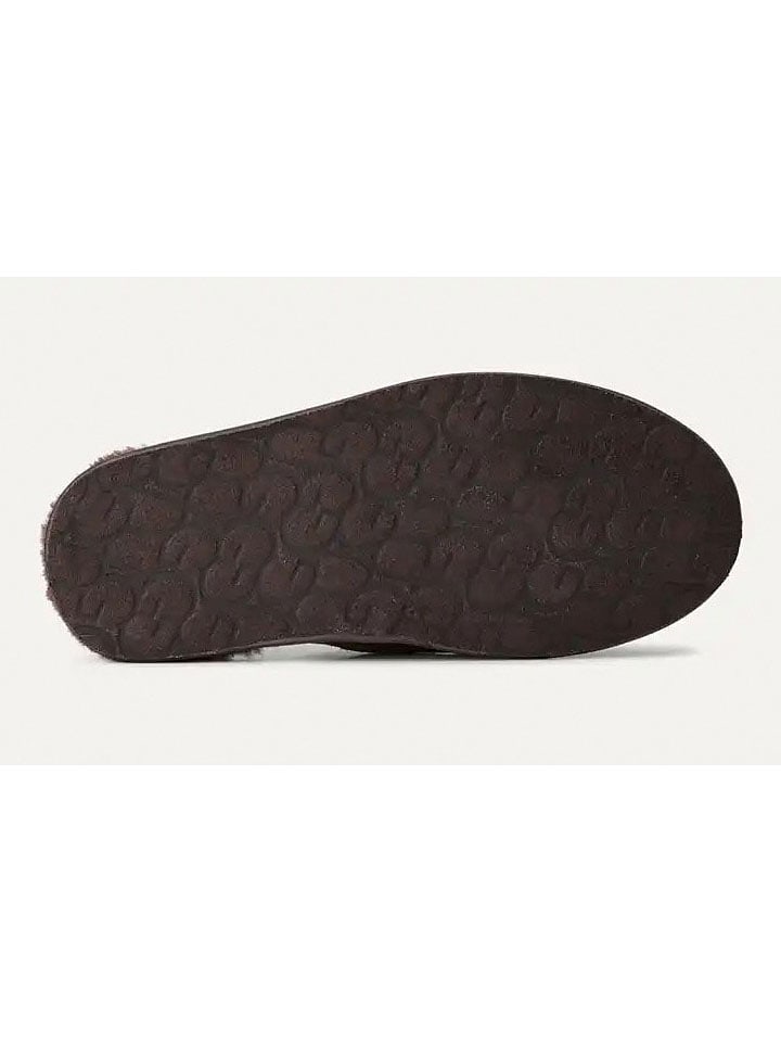 Boty UGG Braun 8265569 Leder-Hausschuhe "Scuff" in Braun - 6