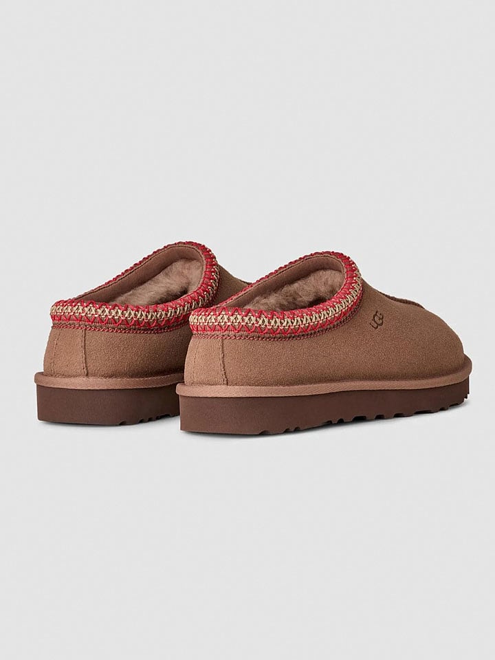 UGG Braun 5387072 Leder-Hausschuhe "Tasman II" in Braun - 4