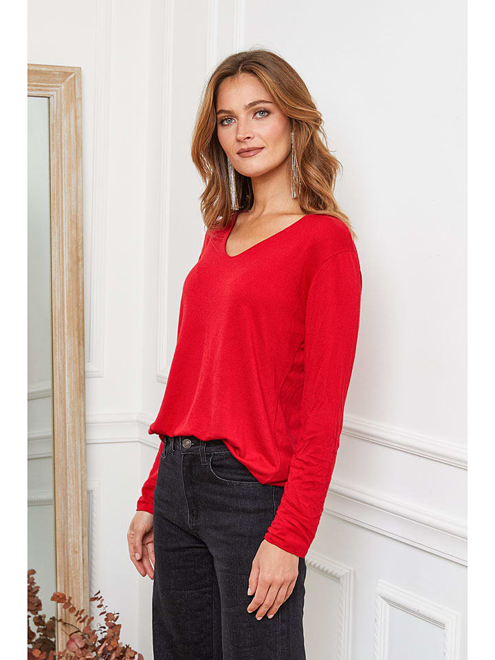 Joséfine Rot 6084209 Wollpullover "Abi" in Rot - 2
