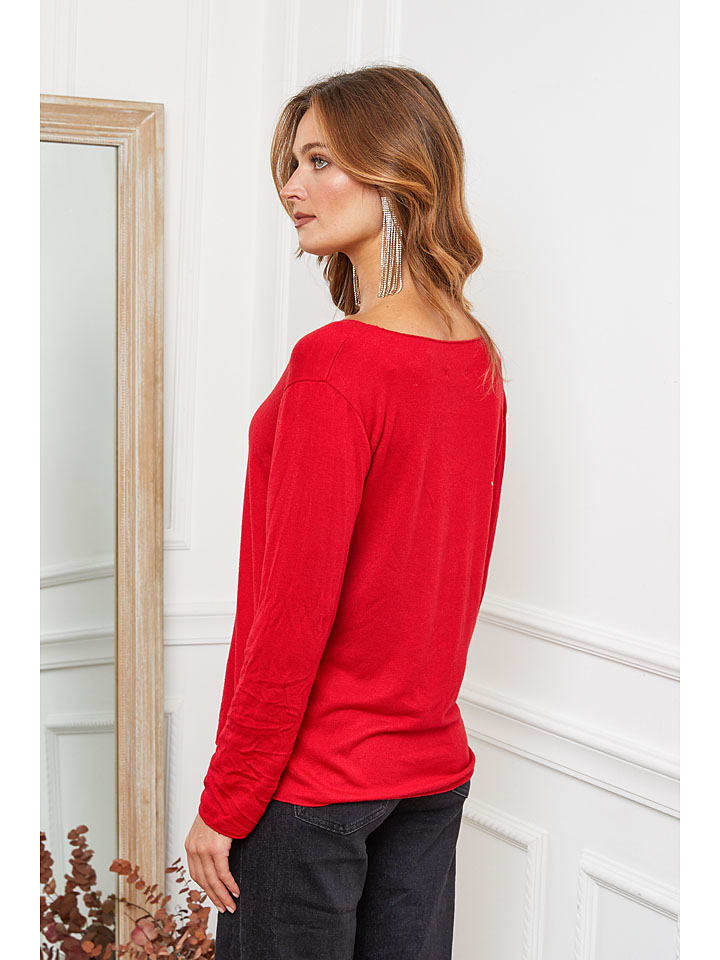 Joséfine Rot 6084209 Wollpullover "Abi" in Rot - 3