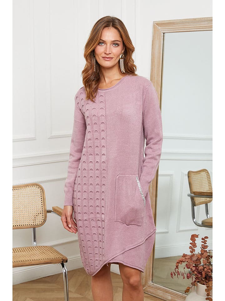 Šaty Joséfine Rosé 5556378 Strickkleid "Alfonse" in Rosé - 2