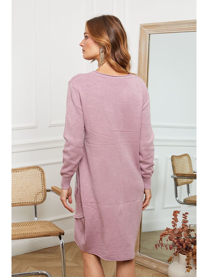 Šaty Joséfine Rosé 5556378 Strickkleid "Alfonse" in Rosé - 4