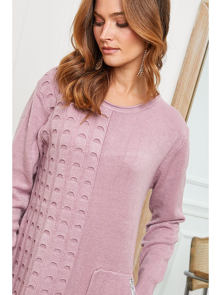 Šaty Joséfine Rosé 5556378 Strickkleid "Alfonse" in Rosé - 5