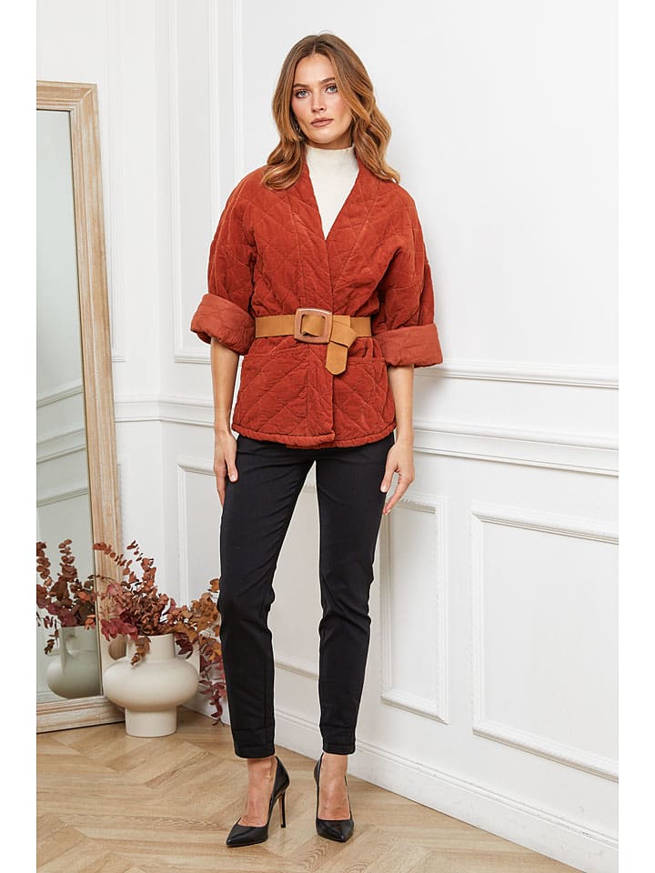 Bunda Joséfine Braunrot 5652850 Steppjacke "Ammos" in Braunrot - 5