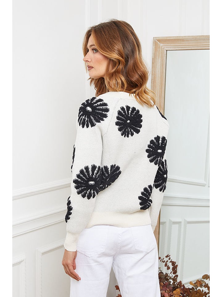 Joséfine Weiß/ Schwarz 893730 Pullover "Banshee" in Weiß/ Schwarz - 3