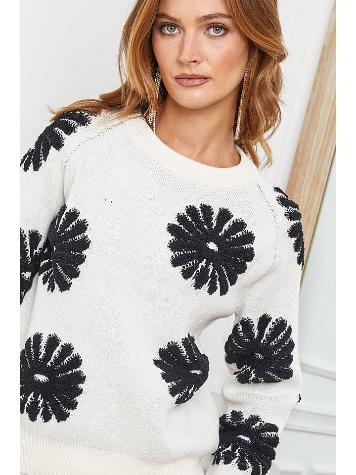 Joséfine Weiß/ Schwarz 893730 Pullover "Banshee" in Weiß/ Schwarz - 4
