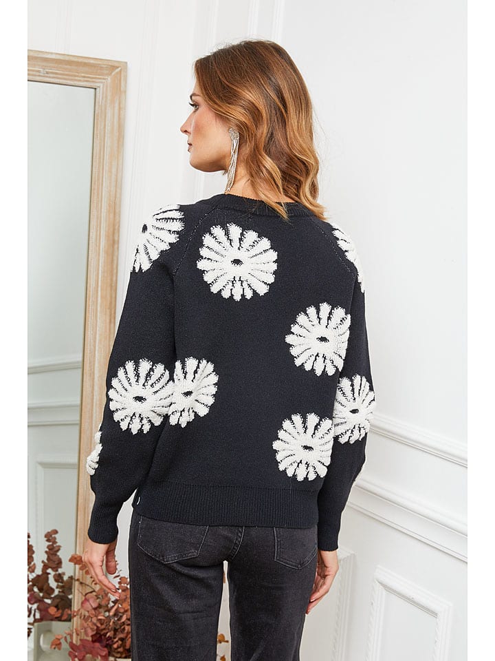Joséfine Schwarz/ Weiß 999033 Pullover "Banshee" in Schwarz/ Weiß - 3