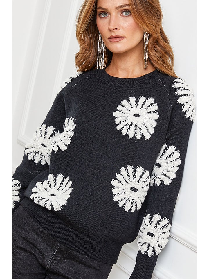 Joséfine Schwarz/ Weiß 999033 Pullover "Banshee" in Schwarz/ Weiß - 4
