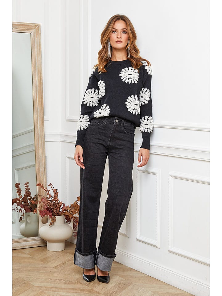 Joséfine Schwarz/ Weiß 999033 Pullover "Banshee" in Schwarz/ Weiß - 5